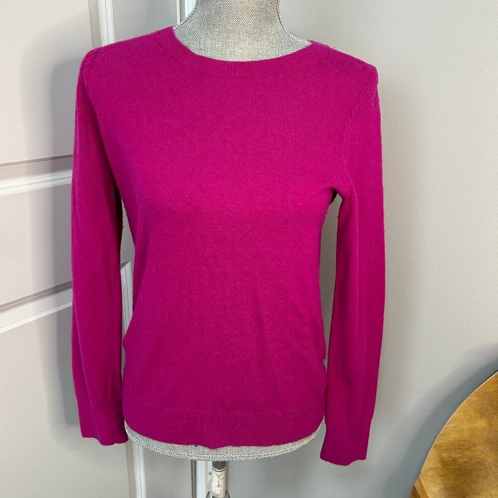 Banana Republic Sweater w Fine Italian Yarn by filpucci- Pink Size M EUC - Picture 1 of 2